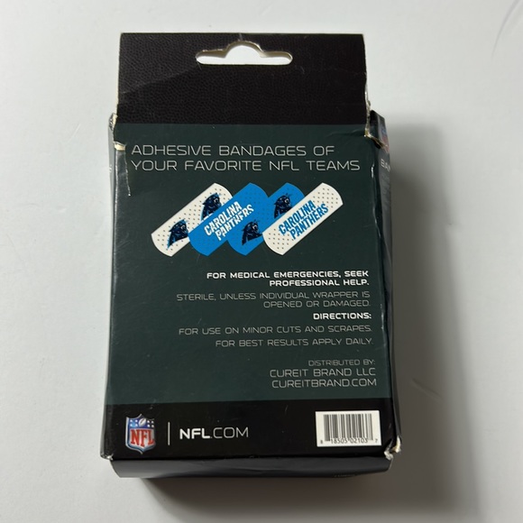 Carolina Panthers Adhesive Bandages - Picture 2 of 3